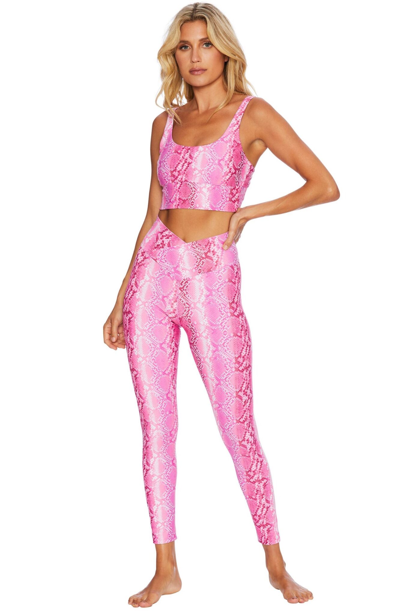 Cara Legging  Pink Snake