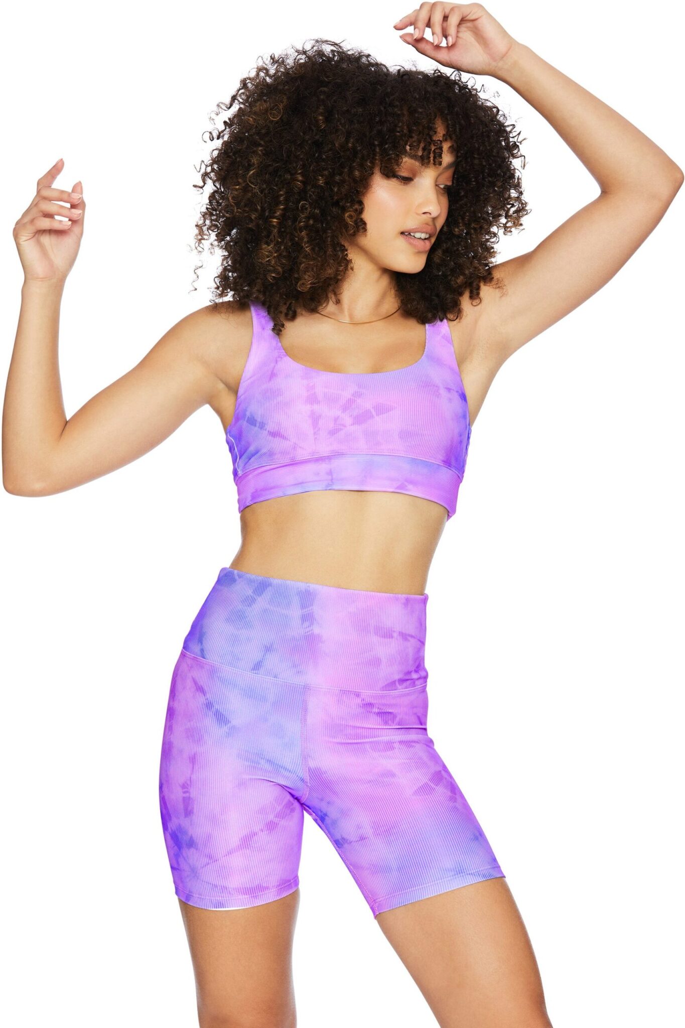 Bike  Short Crystal Tie Dye