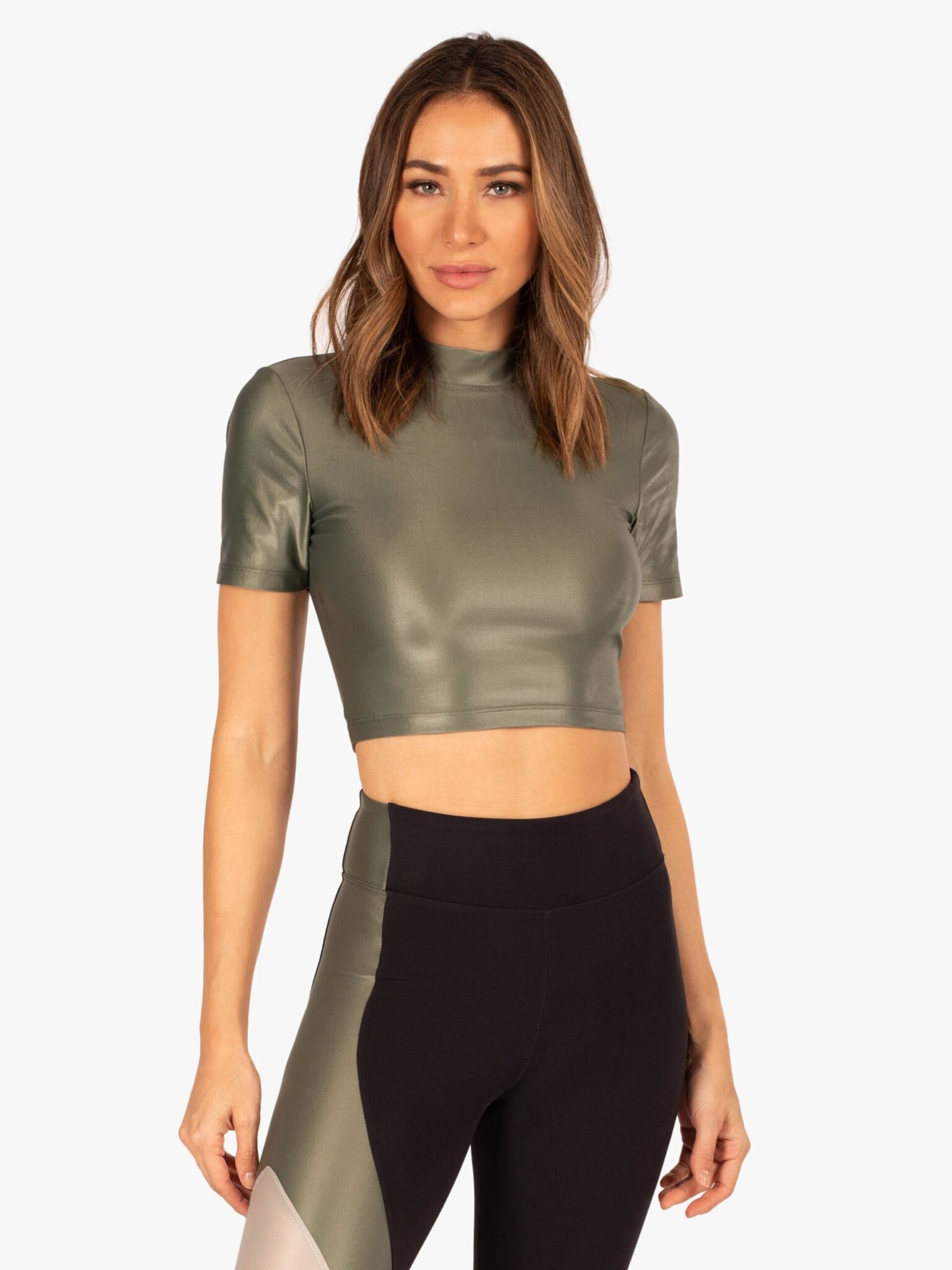 Stella Infinity Crop Top - Juniper