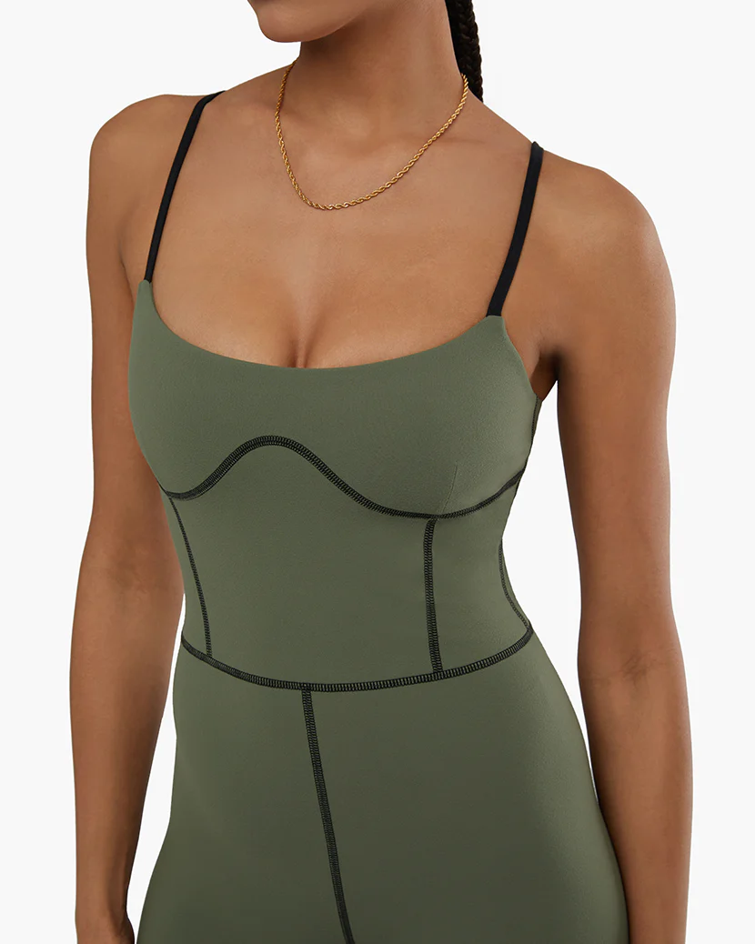 Silhouette Ankle Flare Jumpsuit