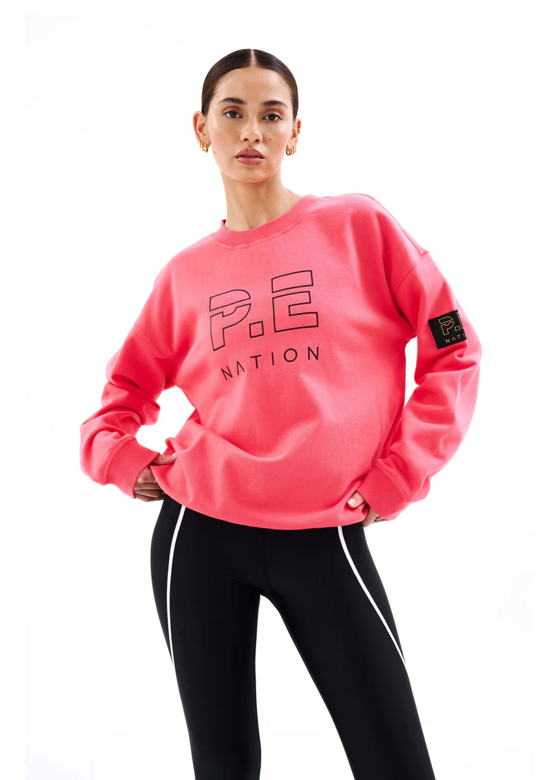 Heads Up Sweat in Diva Pink