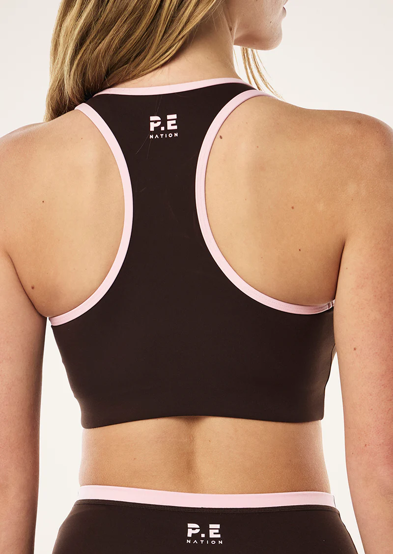Stellar Sports Bra In Espresso - Image 3