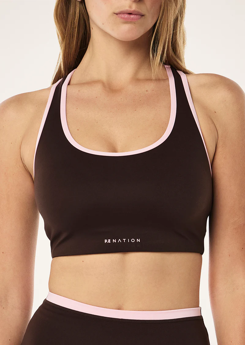 Stellar Sports Bra In Espresso